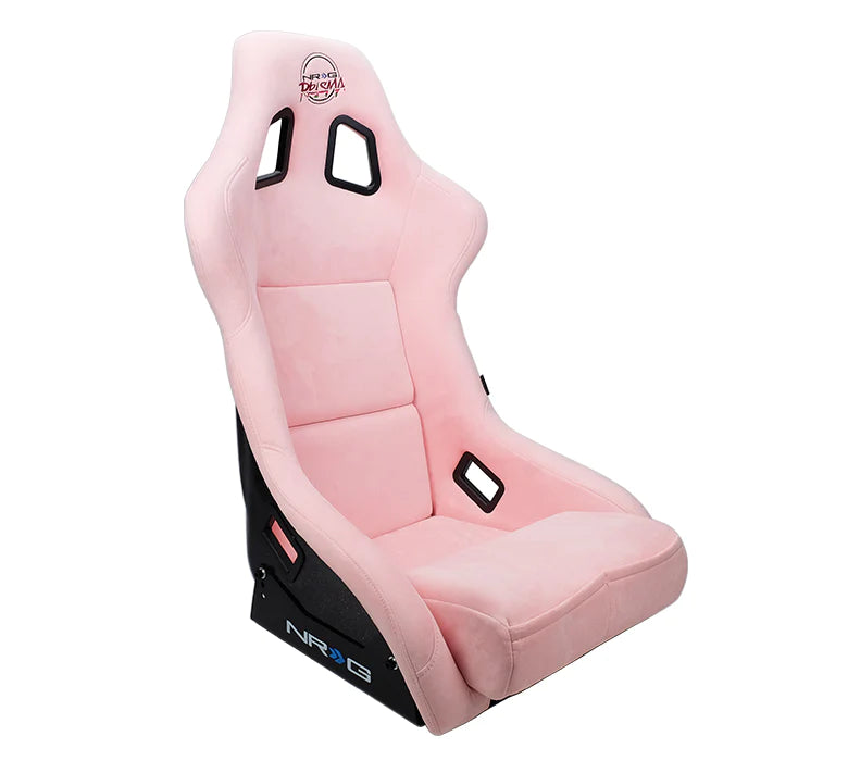 NRG x Prisma Fixed Back Bucket Seats | Pink (PAIR)
