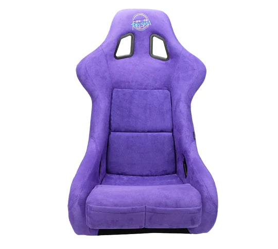 NRG x Prisma Fixed Back Bucket Seats | Purple (PAIR)