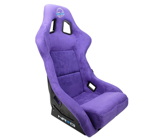 NRG x Prisma Fixed Back Bucket Seats | Purple (PAIR)