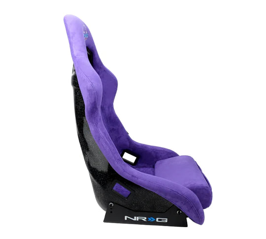 NRG x Prisma Fixed Back Bucket Seats | Purple (PAIR)