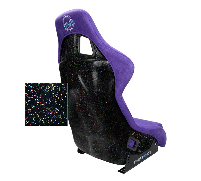 NRG x Prisma Fixed Back Bucket Seat | Purple