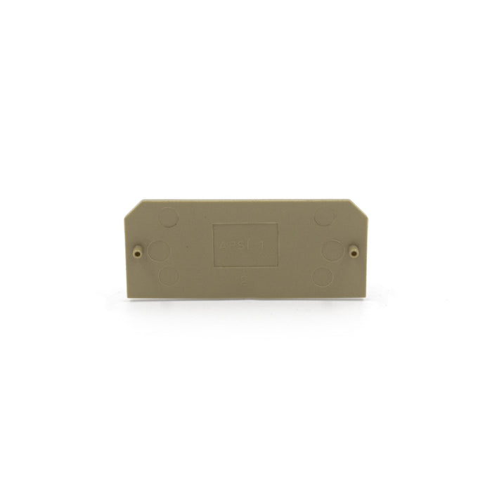 Conta-Clip AP SI-1 BG 2046.2 beige end plate for STK 1 and ST 2 series terminal blocks (Bag of 10)