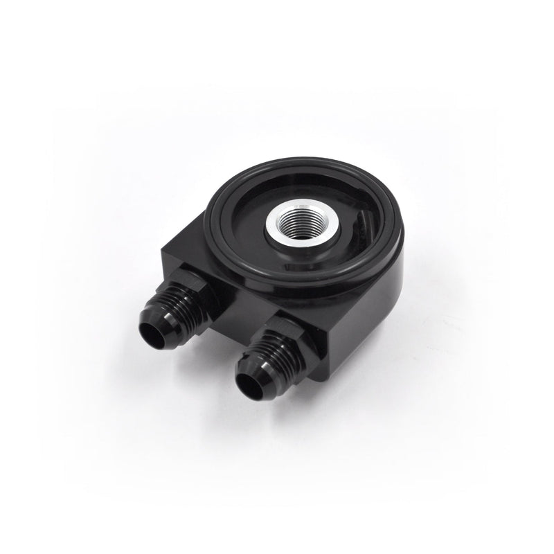 Oil Filter Relocation & Cooling Kit Low Profile Block Adaptor Version with Aeroflow Oil Cooler