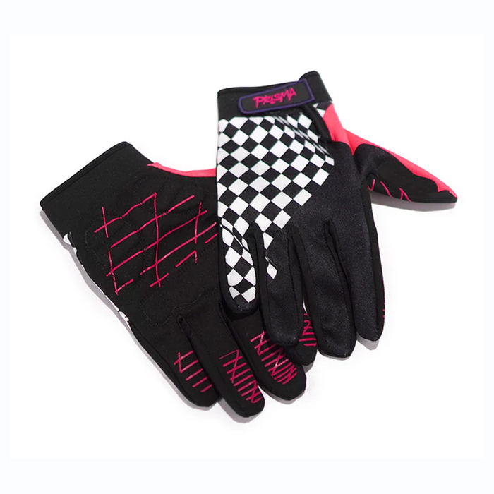 Prisma Retro Driving Gloves | Checkered