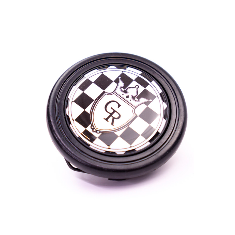 Grip Royal Check Crest Horn Button