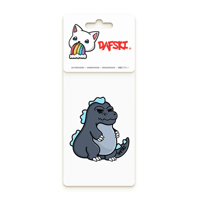 Dafski Car Air Freshener with Kawaii Chiba Godzilla