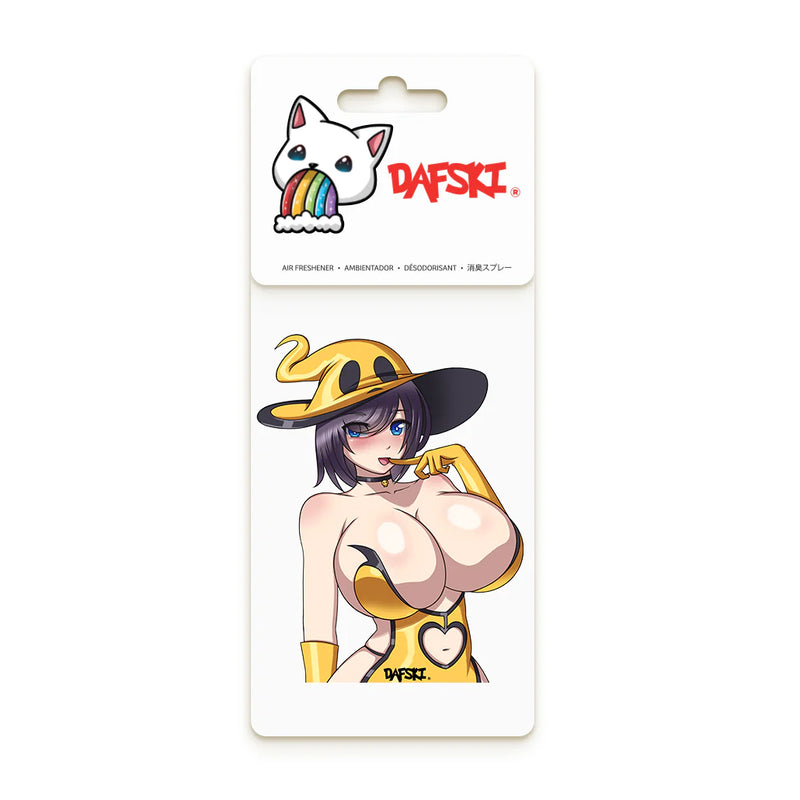 Dafski Car Air Freshener with Halloween Anime Girl
