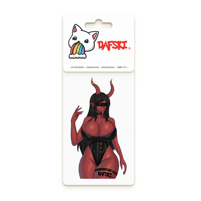 Dafski Car Air Freshener with Yokai Devil Anime Girl