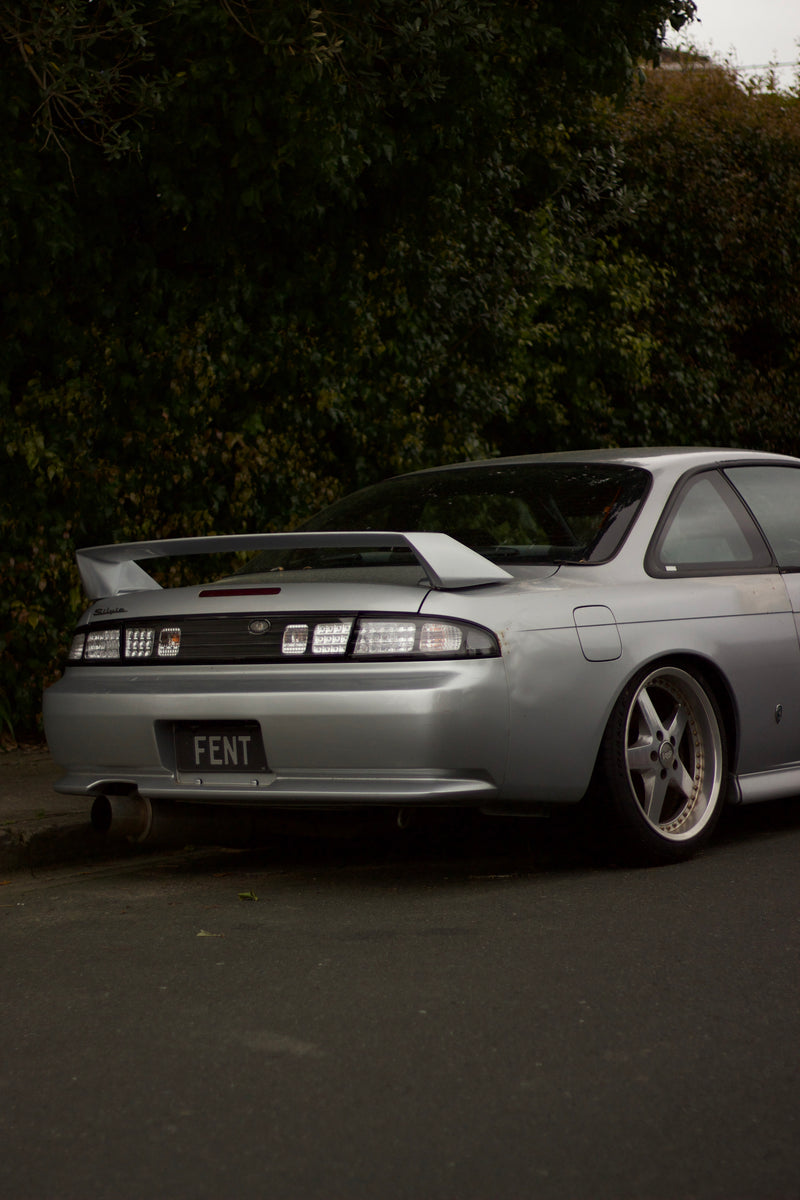 Nissan Silvia S14 Black & Clear Lens LED Tail Lights