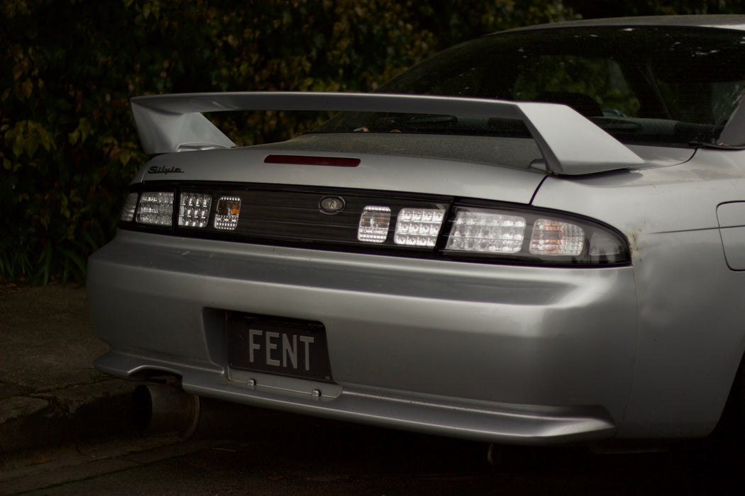 Nissan Silvia S14 Black & Clear Lens LED Tail Lights