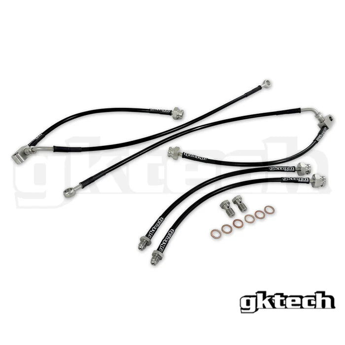Gktech Z33 350Z Braided Brake Line Set - Front & Rear