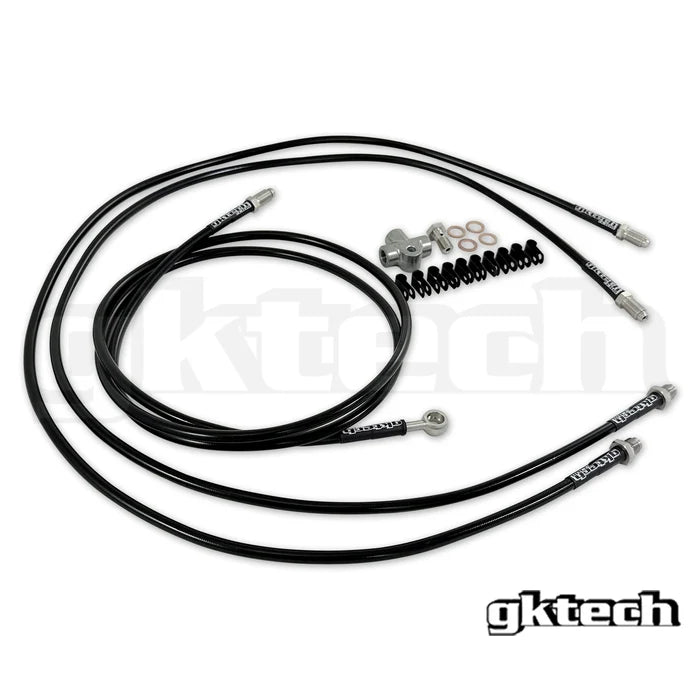 Gktech Z33 350z/Z34 370z /V35/V36 stand alone SS braided hydraulic handbrake line kit