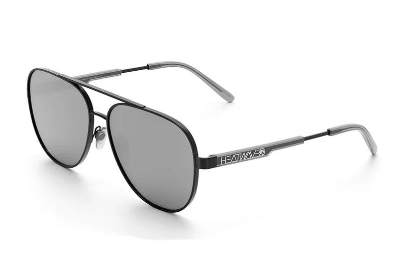 Heat Wave Incline Sunglasses | Satin Black