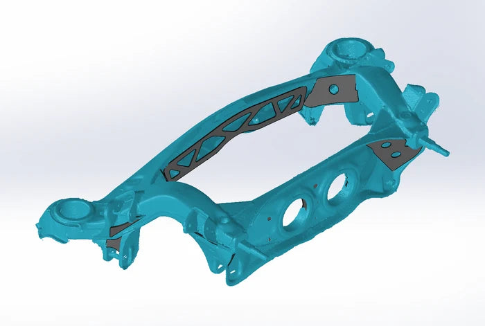 Gktech Toyota JZX90 & JZX100 Subframe Weld In Reinforcement Plates