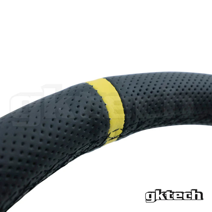 Gktech Perforated Leather Steering Wheel 350mm Deep Dish