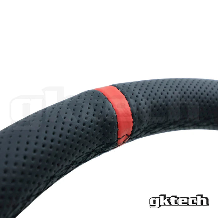 Gktech Perforated Leather Steering Wheel 350mm Deep Dish
