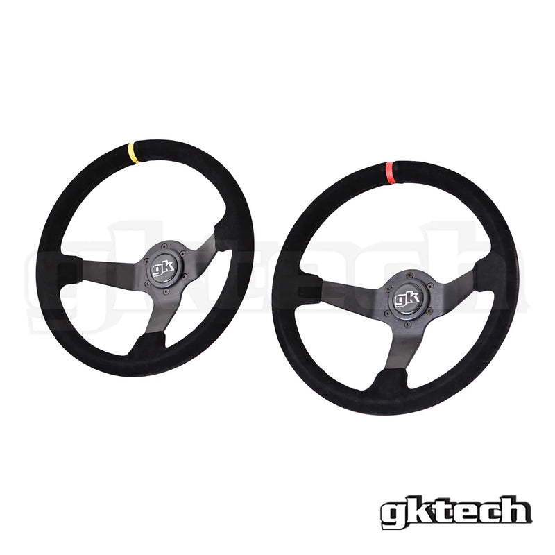 Gktech Suede Steering Wheel 350mm Deep Dish