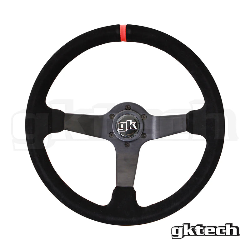 Gktech Suede Steering Wheel 350mm Deep Dish