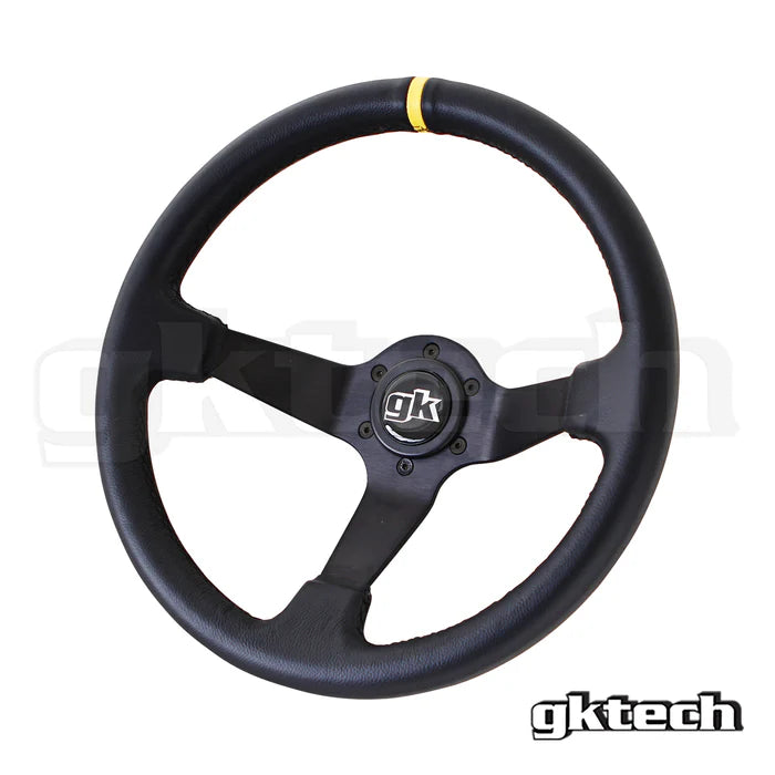 Gktech Leather Steering Wheel 350mm Deep Dish