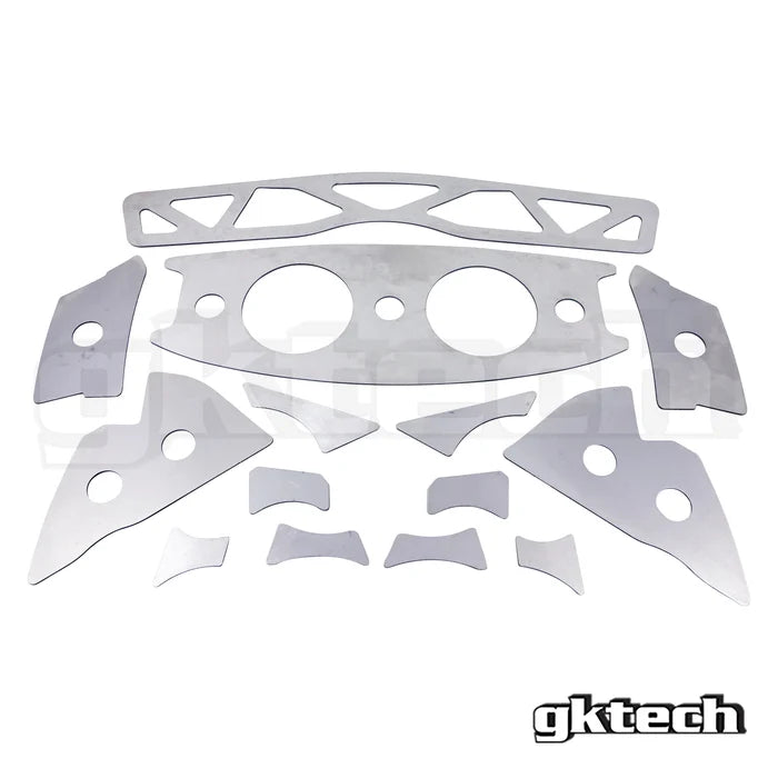 Gktech Toyota JZX90 & JZX100 Subframe Weld In Reinforcement Plates