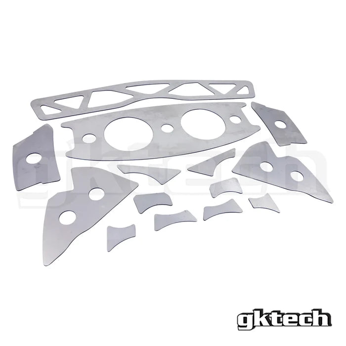 Gktech Toyota JZX90 & JZX100 Subframe Weld In Reinforcement Plates