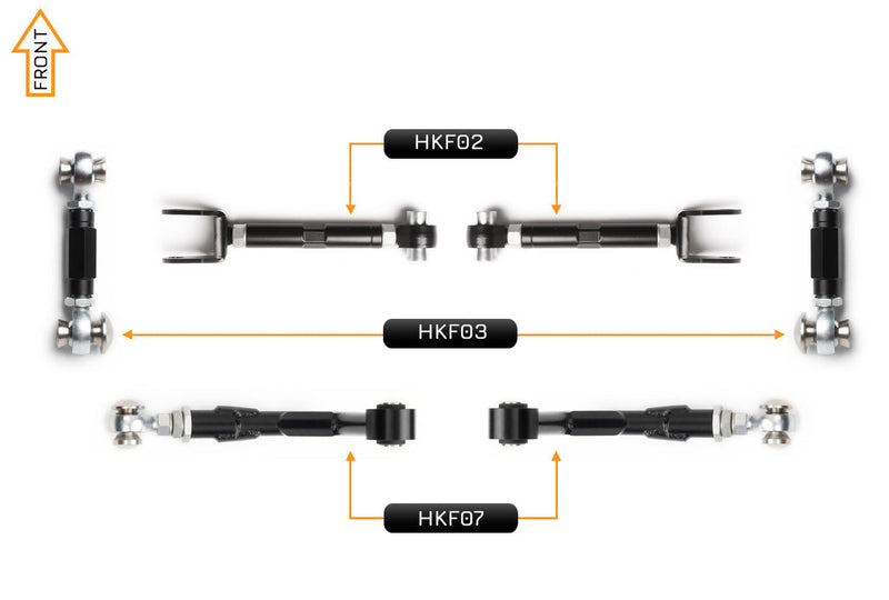 V2 PRO Arm Kit - Ford Mustang S650 (Rear)