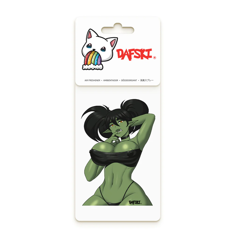 Dafski Car Air Freshener with ORC Anime Girl