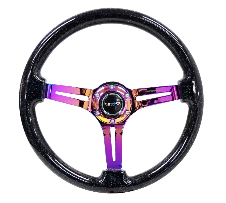 NRG 350mm Steering Wheel | Galaxy Neo Chrome