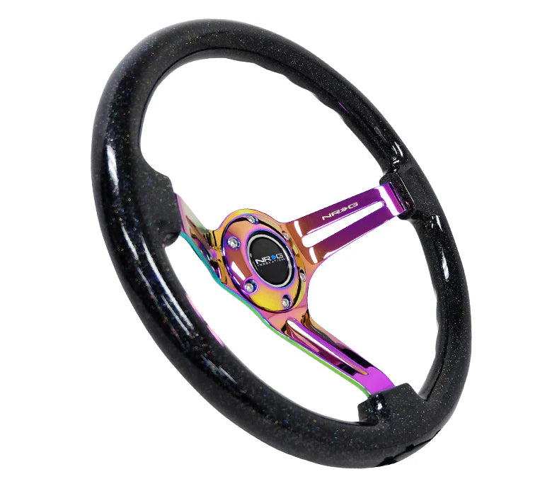 NRG 350mm Steering Wheel | Galaxy Neo Chrome