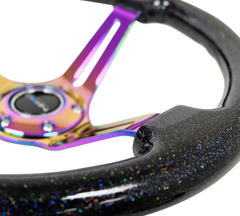 NRG 350mm Steering Wheel | Galaxy Neo Chrome