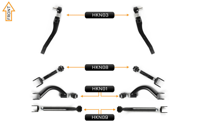 V2 Essentials Arm Kit - Nissan Cefiro A31 (Front & Rear)
