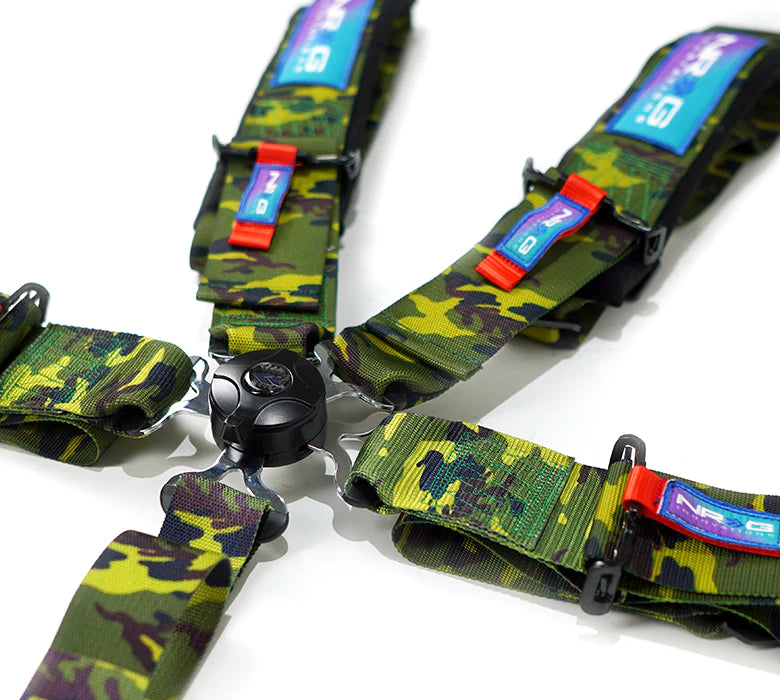 NRG SFI Seat Harness Cam Lock | Camo