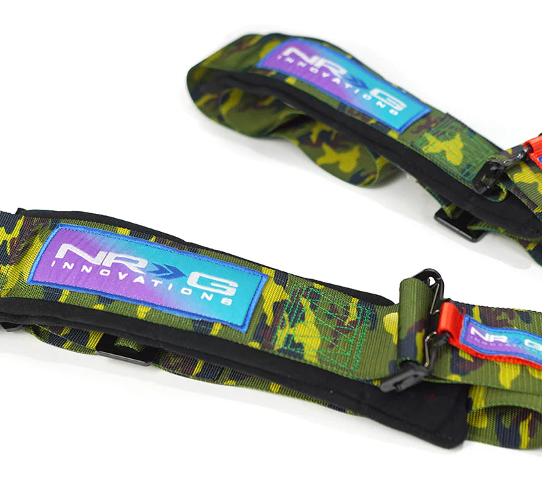 NRG SFI Seat Harness Cam Lock | Camo