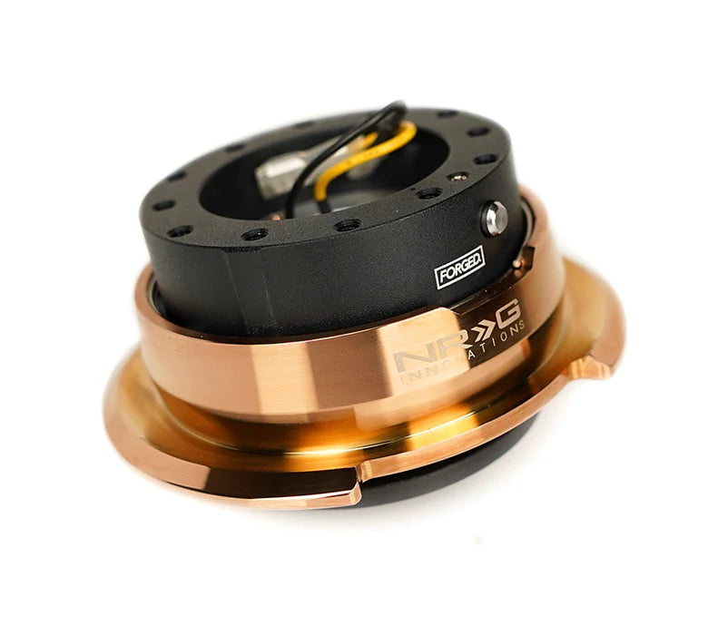 NRG Diamond Cut Series Quick Release 2.8 | Black & Rose Gold