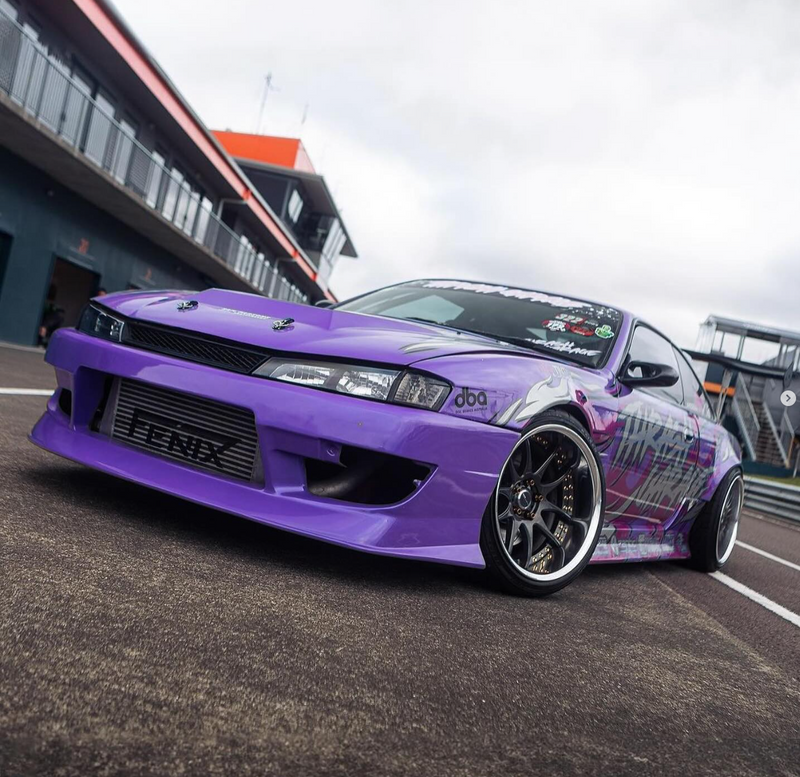 Dmax Style FRP Bonnet for Nissan Silvia S14 Facelift (Kouki)