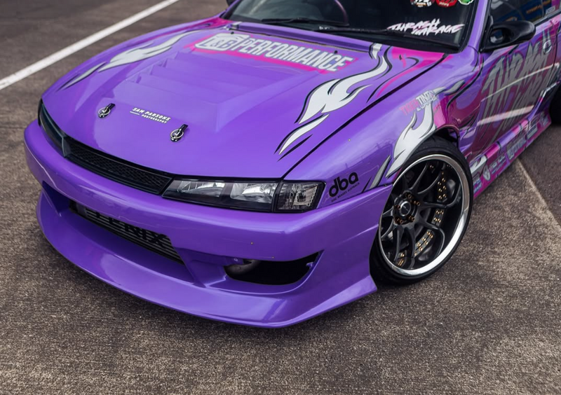 Dmax Style FRP Bonnet for Nissan Silvia S14 Facelift (Kouki)
