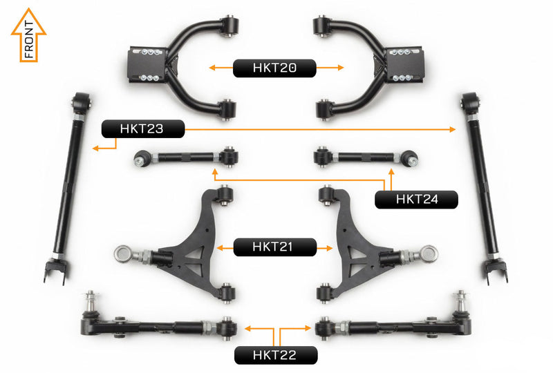 V2 PRO Arm Kit - Toyota Supra JZA80 (Front & Rear)