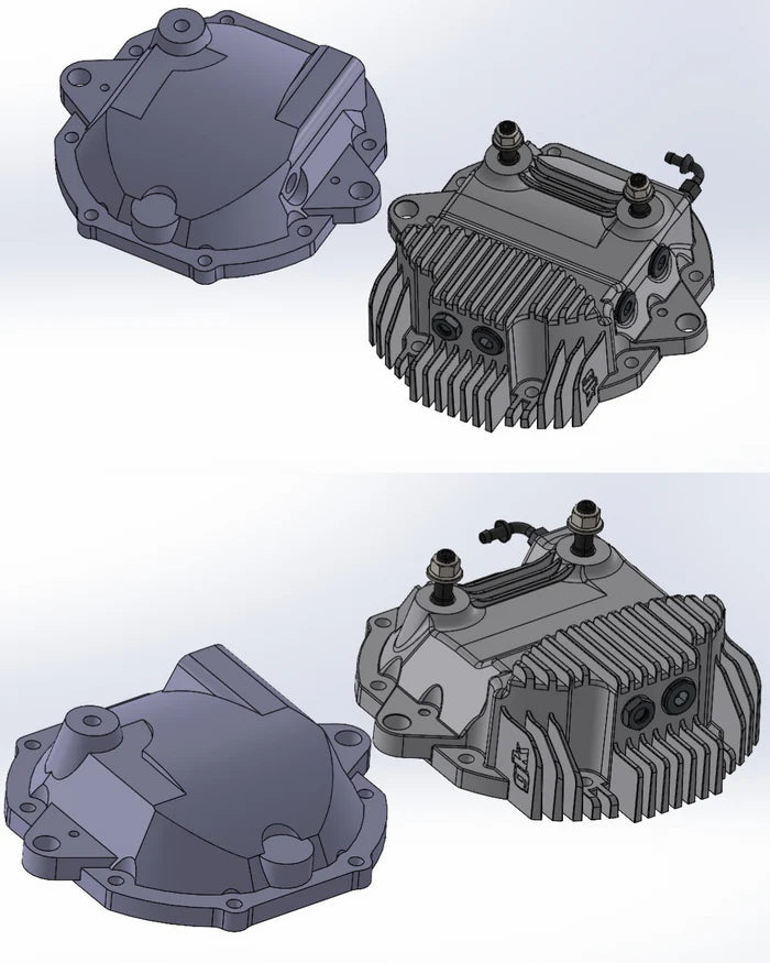 Gktech Z33 350Z & Z34 370Z Extended Dual Stud Diff Cover