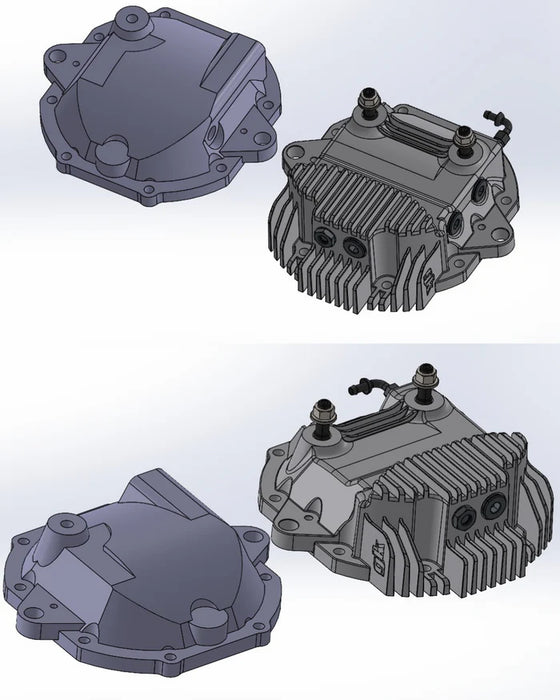 Gktech Z33 350Z & Z34 370Z Extended Dual Stud Diff Cover