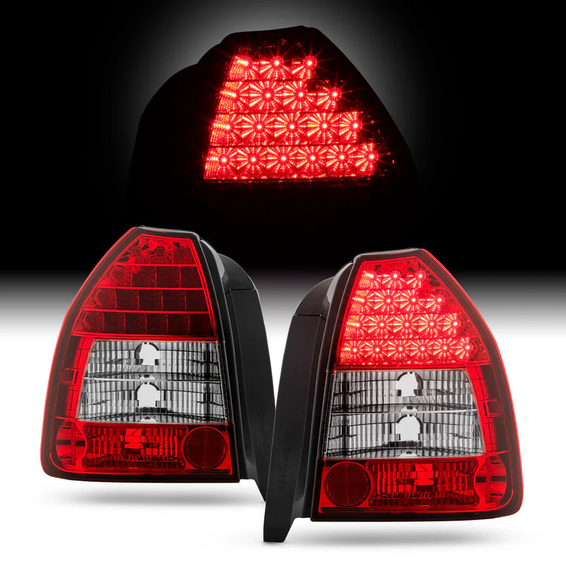 USDM Candy LED Tail Lights - Honda Civic EK
