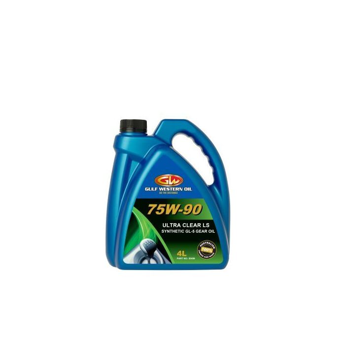 Gulf Western Ultra Clear Synthetic Gear Oil 75W-90 - 4L