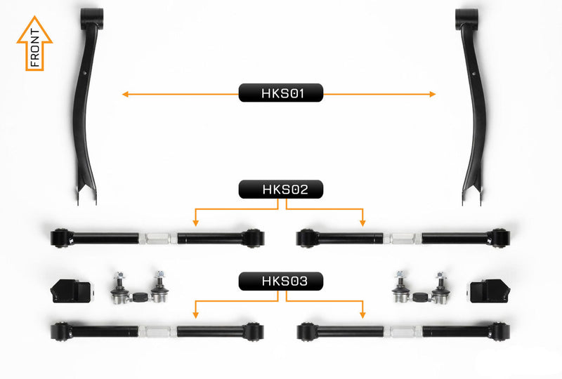 V2 PRO Arm Kit - Subaru Legacy BD BG BK (Rear)