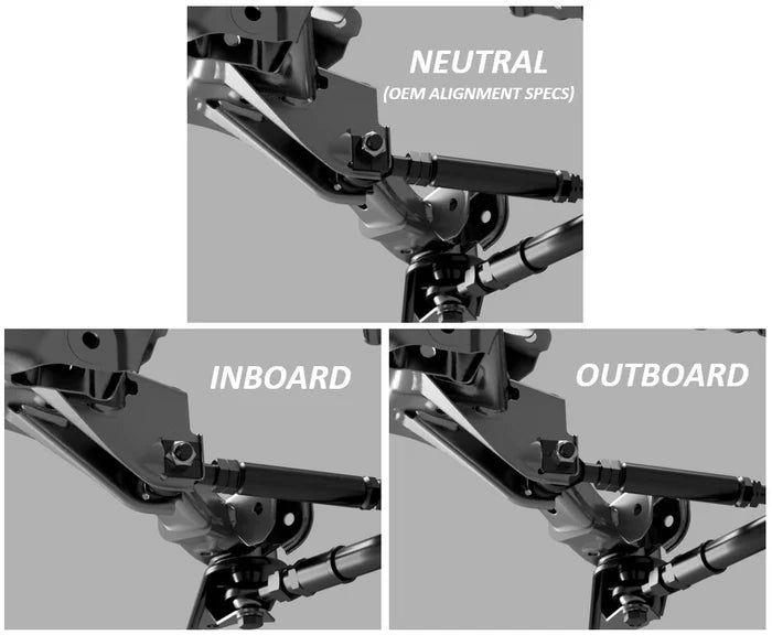 Gktech Toyota JZX100 Rear Eccentric Lockout Kit (RLCA + Toe)