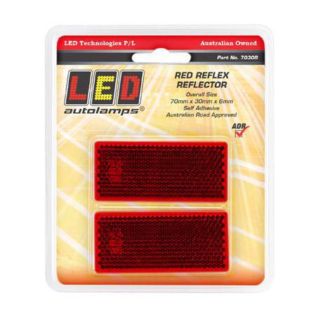 Red Reflector - Self Adhesive