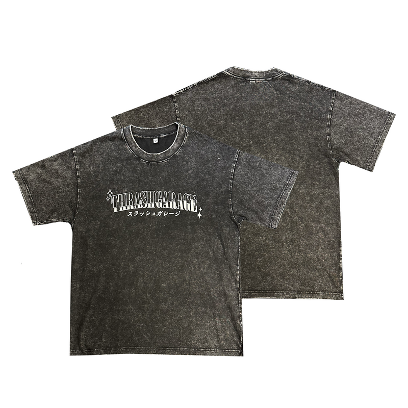 Split Acid Wash T Shirt
