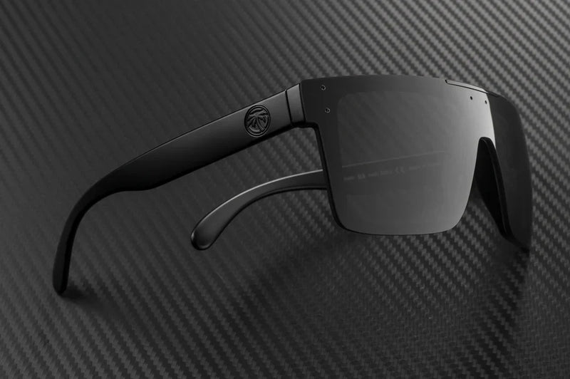 Heat Wave Quatro Sunglasses | Black x Black