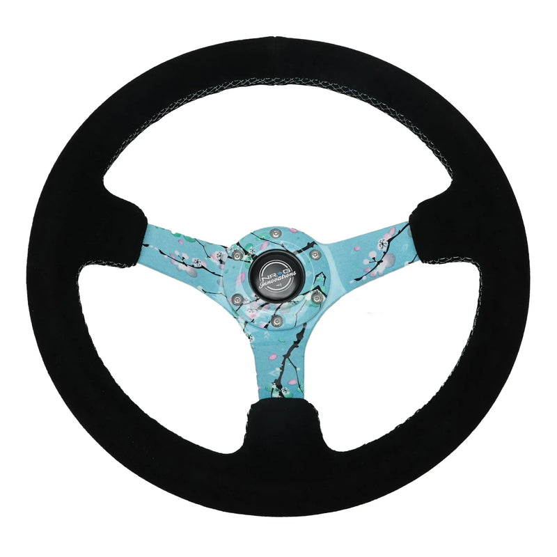 NRG Blossom Suede Steering Wheel