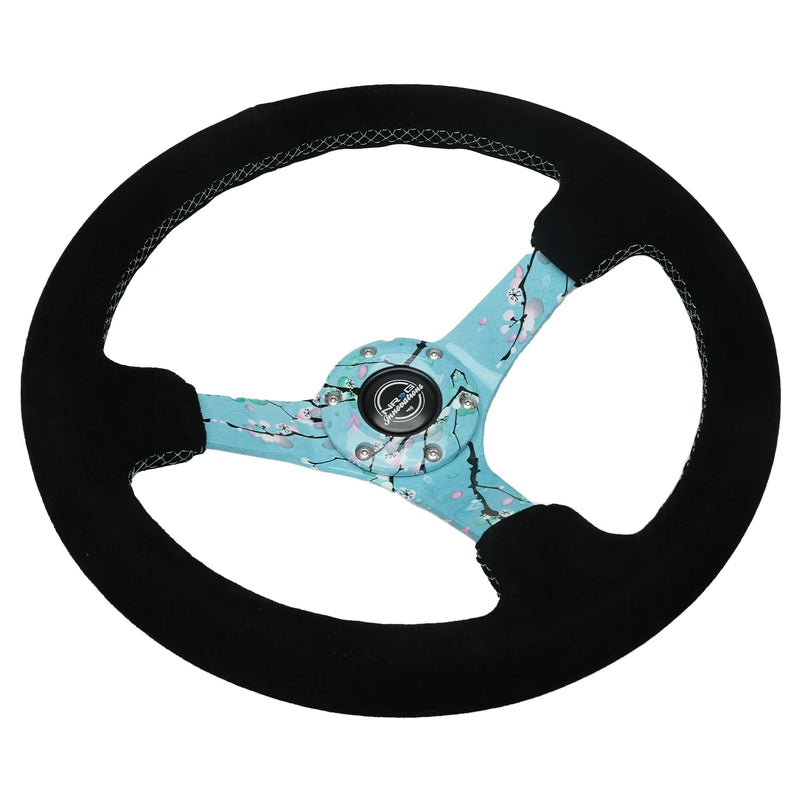NRG Blossom Suede Steering Wheel