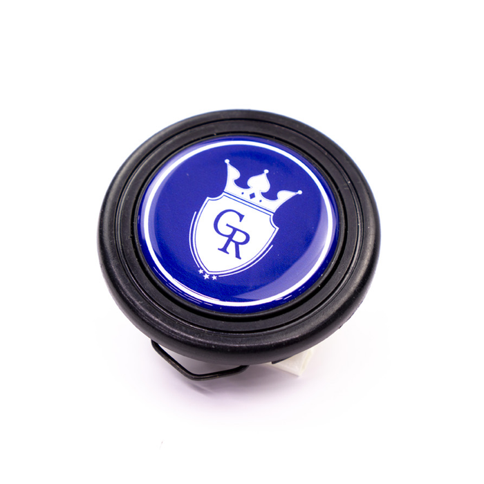 Grip Royal Blue Crest Horn Button