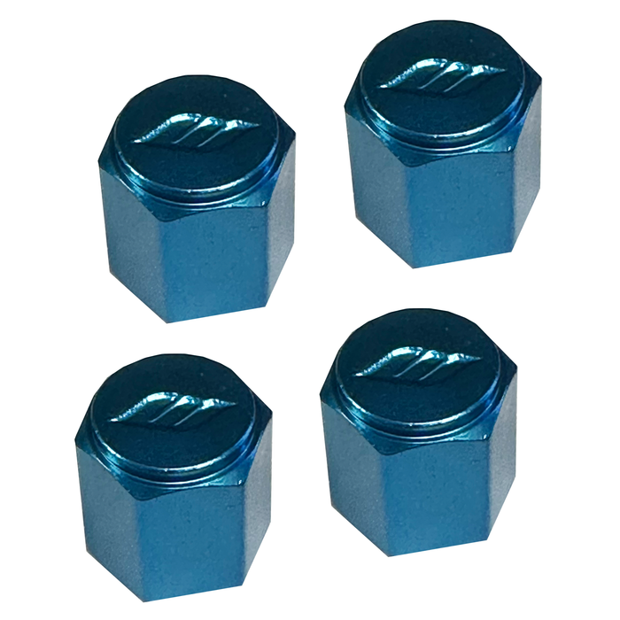 Work Wheels Air Valve Caps | Blue